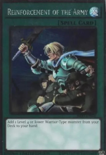 Reinforcement of the Army - NKRT-EN026 - Platinum Rare - Limited Edition  YuGiOh