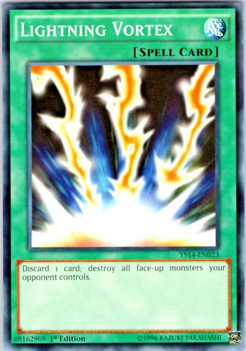Lightning Vortex - YS14-EN023 - Common - 1st Edition - YuGiOh