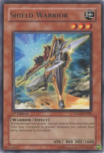 Shield Warrior - TDGS-EN005 - Rare - Unlimited Edition - YuGiOh