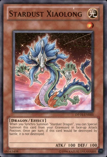 Stardust Xiaolong - DP10-EN003 - Common - Unlimited Edition - YuGiOh