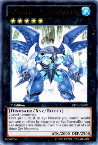 Number 19: Freezadon - ZTIN-EN003 - Ultra Rare - 1st Edition - YuGiOh