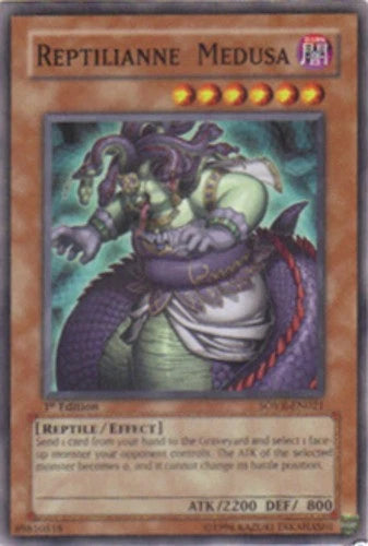 Reptilianne Medusa - SOVR-EN021 - Common - Unlimited Edition - YuGiOh