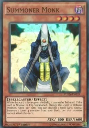 Summoner Monk - FUEN-EN039 - Super Rare - 1st Edition - YuGiOh
