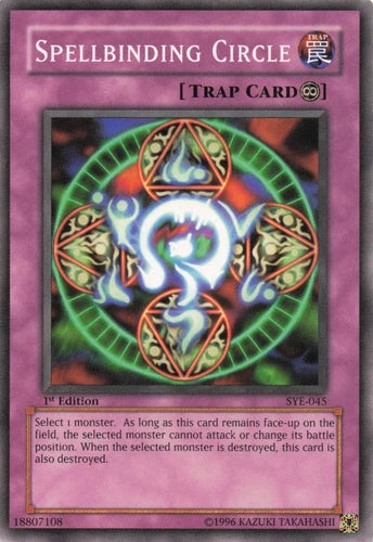 Spellbinding Circle - SYE-045 - Common - Unlimited Edition - YuGiOh LP