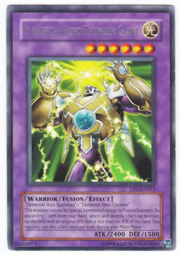 Elemental Hero Thunder Giant - DP1-EN011 - Rare - 1st Edition - YuGiOh