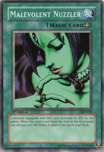 Malevolent Nuzzler - SDJ-025 - Common - Unlimited Edition - YuGiOh LP