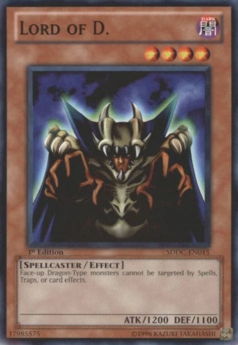 Lord of D. - SDDC-EN015 - Common - 1st Edition - YuGiOh