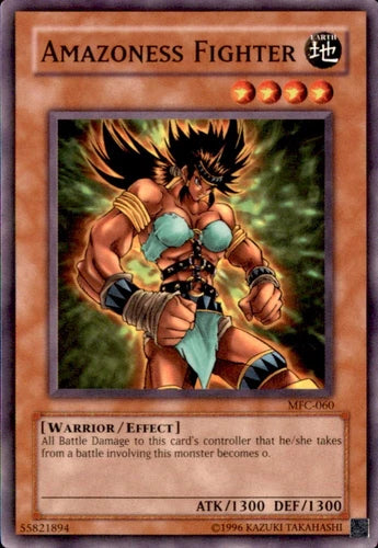Amazoness Fighter - MFC-060 - Common - 1st Edition - YuGiOh