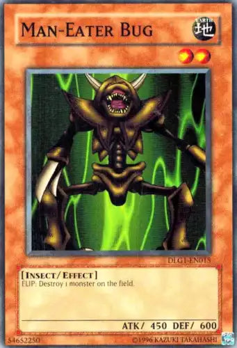 Man-Eater Bug - DLG1-EN015 - Common - Unlimited Edition - YuGiOh