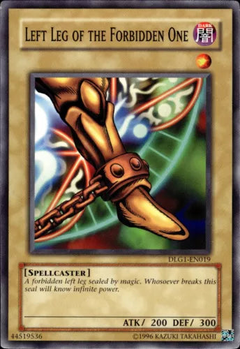 Left Leg of the Forbidden One - DLG1-EN019 - Common - Unlimited Edition - YuGiOh