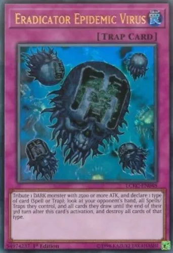 Eradicator Epidemic Virus - LCKC-EN048 - Ultra Rare - 1st Edition - YuGiOh