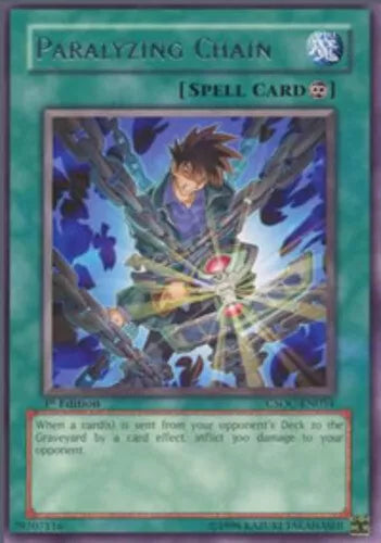 Paralyzing Chain - CSOC-EN054 - Rare - Unlimited Edition - YuGiOh