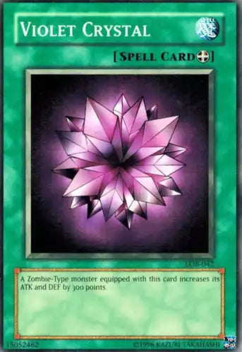 Violet Crystal - LOB-042 - Common - Unlimited Edition - YuGiOh