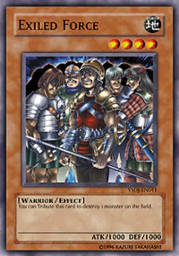 Exiled Force - YSDJ-EN011 - Common - Mixed Editions - YuGiOh LP