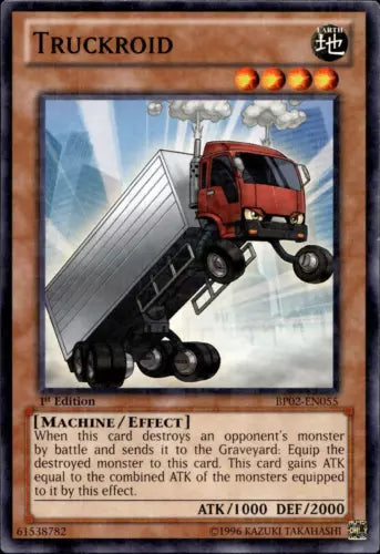 Truckroid - BP02-EN055 - Rare - 1st Edition - YuGiOh