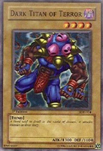 Dark Titan of Terror - SDK-014 - Common - Unlimited Edition - YuGiOh LP
