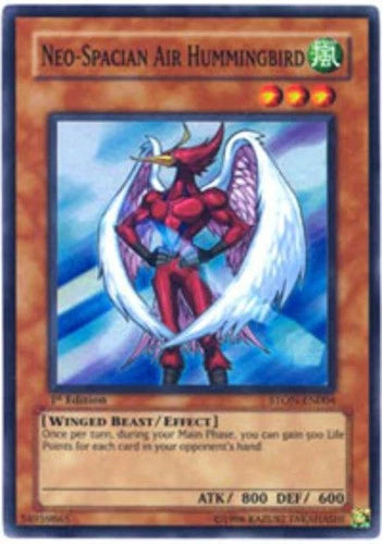 Neo-Spacian Air Hummingbird - STON-EN004 - Super Rare - Unlimited Edition - YuGiOh
