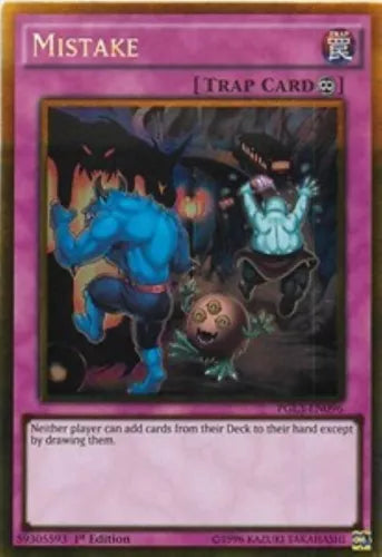 Mistake - PGL3-EN096 - Gold Rare - 1st Edition - YuGiOh