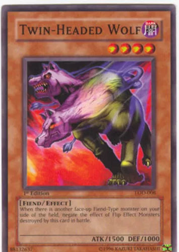 Twin-Headed Wolf - LOD-008 - Common - Unlimited Edition - YuGiOh LP