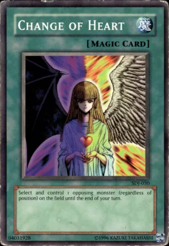 Change of Heart - SDJ-030 - Common - Unlimited Edition - YuGiOh LP