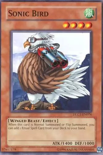 Sonic Bird - DLG1-EN076 - Common - Unlimited Edition - YuGiOh