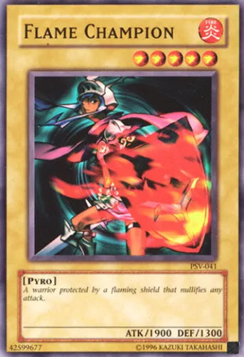 Flame Champion - PSV-041 - Common - Unlimited Edition - YuGiOh LP