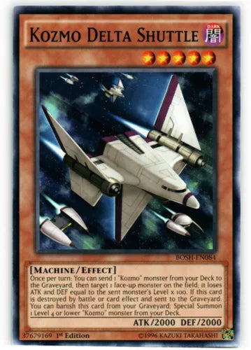 Kozmo Delta Shuttle - BOSH-EN084 - Common - Unlimited Edition - YuGiOh