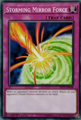 Storming Mirror Force - SDCL-EN038 - Common - 1st Edition - YuGiOh