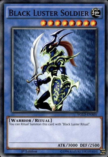 Black Luster Soldier - YGLD-ENA01 - Common - 1st Edition - YuGiOh