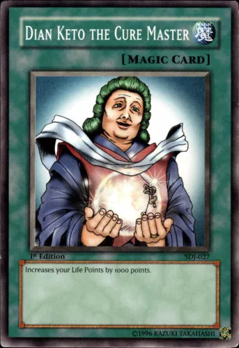 Dian Keto the Cure Master - SDJ-027 - Common - Unlimited Edition - YuGiOh LP/HP