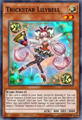 Trickstar Lilybell - COTD-EN006 - Rare - 1st Edition - YuGiOh