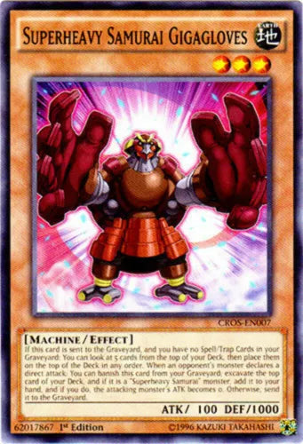 Superheavy Samurai Gigagloves - CROS-EN007 - Common - Unlimited Edition