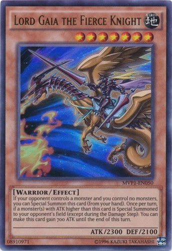 Lord Gaia the Fierce Knight - MVP1-EN050 - Ultra Rare - 1st Edition - YuGiOh
