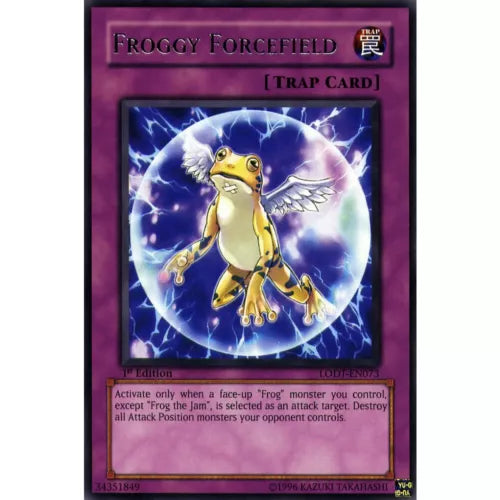 Froggy Forcefield - LODT-EN073 - Rare - Unlimited Edition - YuGiOh