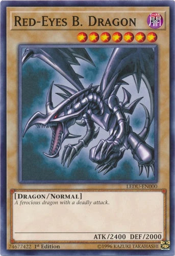 Red-Eyes B. Dragon - LEDU-EN000 - Common - 1st Edition - YuGiOh