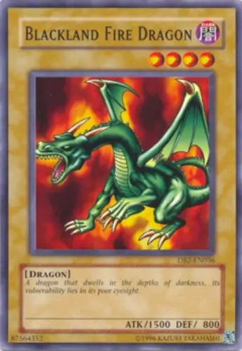 Blackland Fire Dragon - DB2-EN036 - Common - Unlimited Edition - YuGiOh