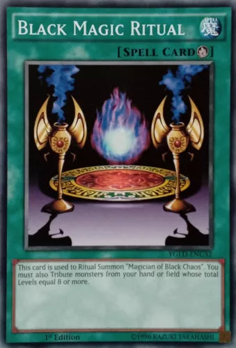 Black Magic Ritual - YGLD-ENC32 - Common - 1st Edition - YuGiOh