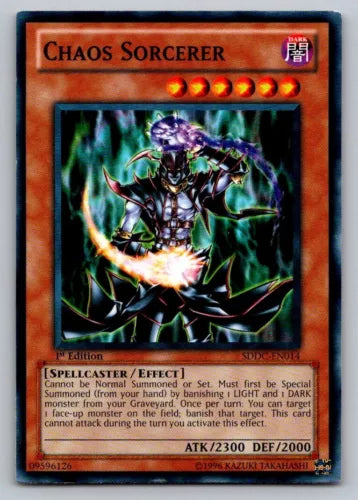 Chaos Sorcerer - SDDC-EN014 - Common - 1st Edition - YuGiOh