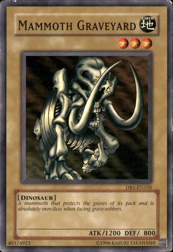 Mammoth Graveyard - DB1-EN105 - Common - Unlimited Edition - YuGiOh