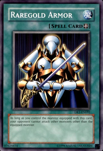 Raregold Armor - DR1-EN091 - Common - Unlimited Edition - YuGiOh