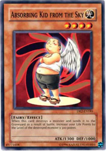 Absorbing Kid from the Sky - DR2-EN185 - Common - Unlimited Edition - YuGiOh
