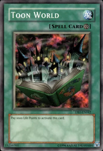 Toon World - DB1-EN042 - Common - Unlimited Edition - YuGiOh