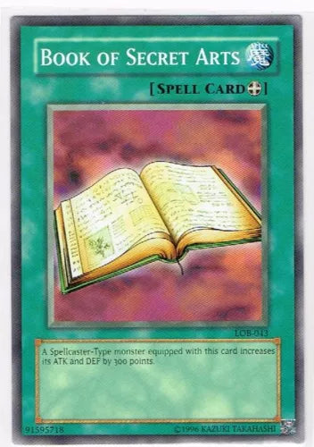 Book of Secret Arts - LOB-043 - Common - Unlimited Edition - YuGiOh