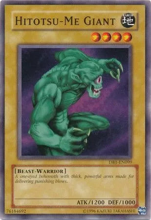 Hitotsu-Me Giant - DB1-EN099 - Common - Unlimited Edition - YuGiOh