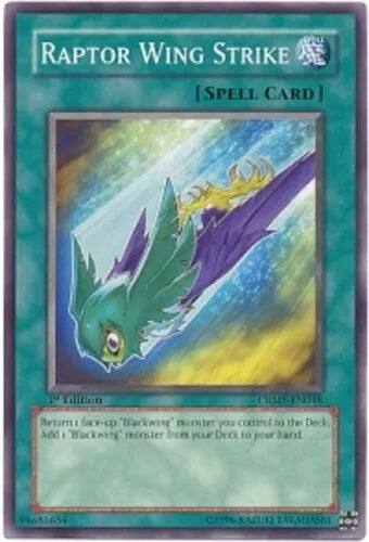Raptor Wing Strike - CRMS-EN048 - Common - 1st Edition - YuGiOh