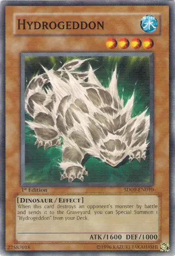 Hydrogeddon - SD09-EN010 - Common - 1st Edition - YuGiOh LP