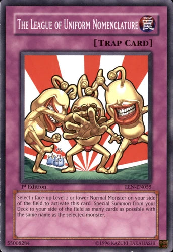 The League of Uniform Nomenclature - EEN-EN055 - Common - 1st Edition - YuGiOh