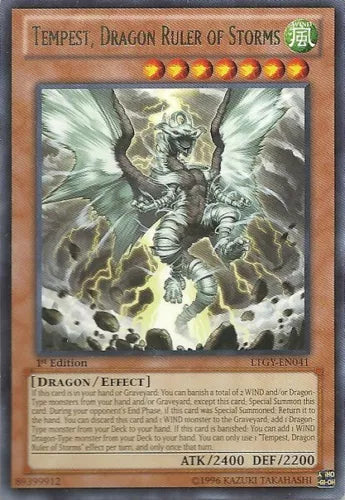 Tempest, Dragon Ruler of Storms - LTGY-EN041 - Rare - Unlimited Edition - YuGiOh