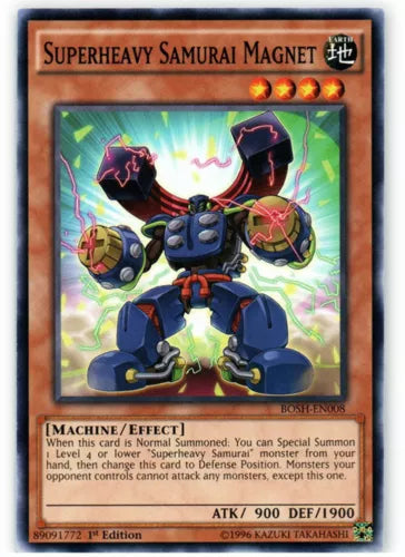 Superheavy Samurai Magnet - BOSH-EN008 - Common - UNL Edition - YuGiOh