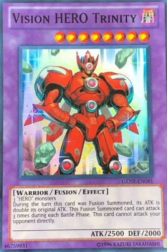 Vision HERO Trinity - GENF-EN091 - Super Rare - Unlimited Edition - LP